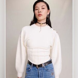 Maje corset sweater